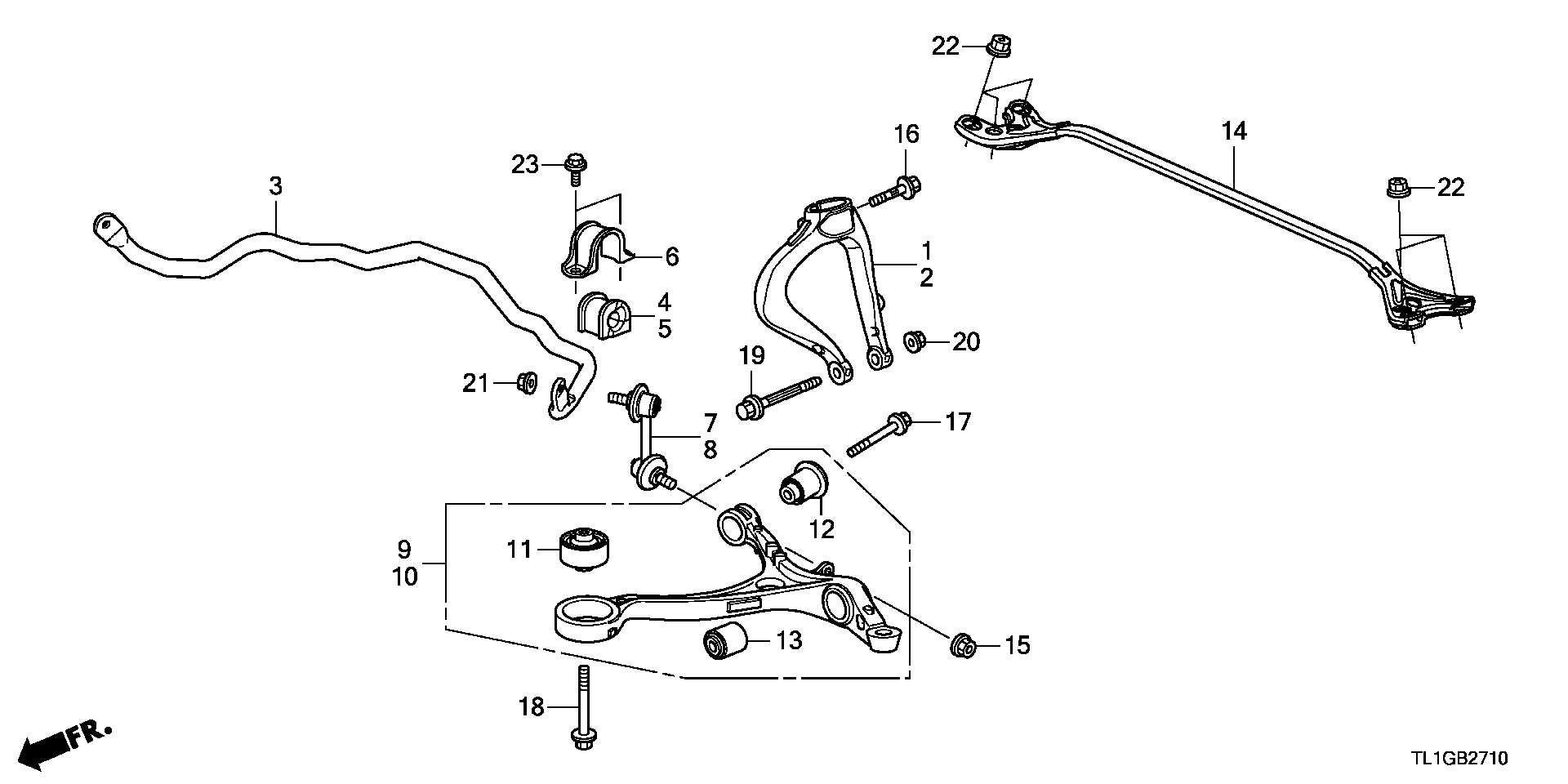 AIXAM 51325-TA0-A01 - Stiepnis / Atsaite, Stabilizators adetalas.lv