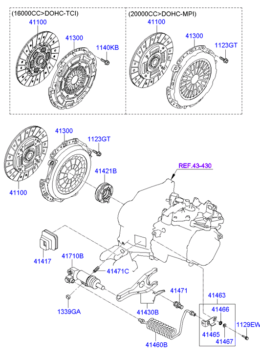 Hyundai (BEIJING) 4142123010 - Izspiedējgultnis adetalas.lv