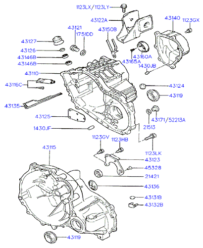 Hyundai 4311937010 - Vārpstas blīvgredzens, Diferenciālis adetalas.lv