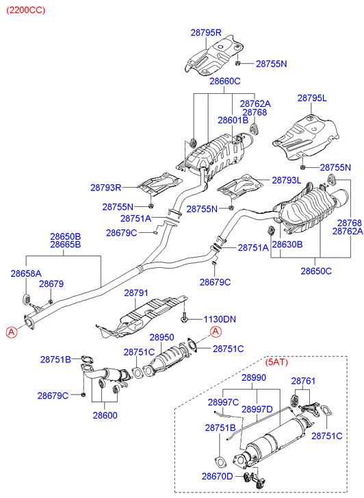 Proton 2865821000 - Bukse, Stabilizators adetalas.lv