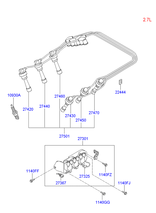 Mitsubishi 18814-11051 - Plug assy - spark adetalas.lv