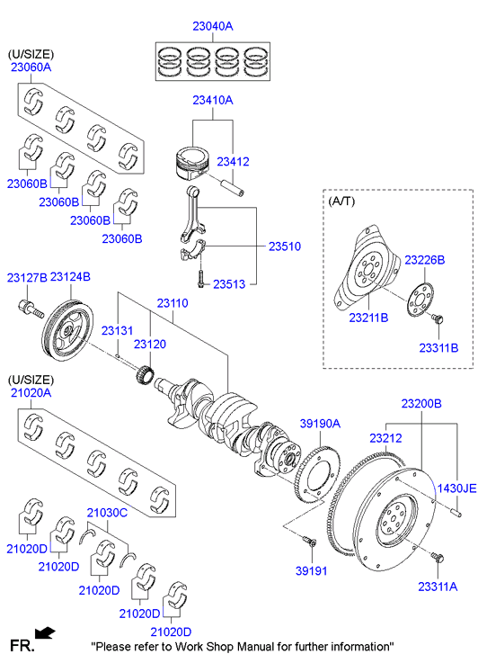 Hyundai 230412B101 - Virzulis adetalas.lv