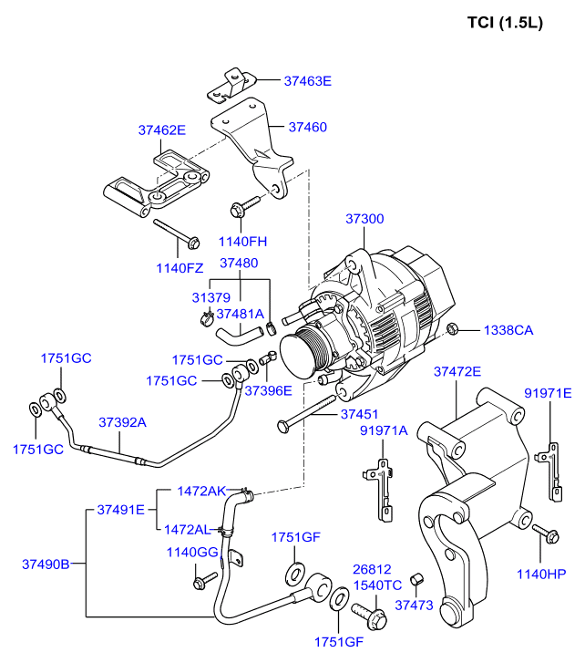 Hyundai 1472016003 - Kvēlspuldze, Dienas gaismas lukturis adetalas.lv