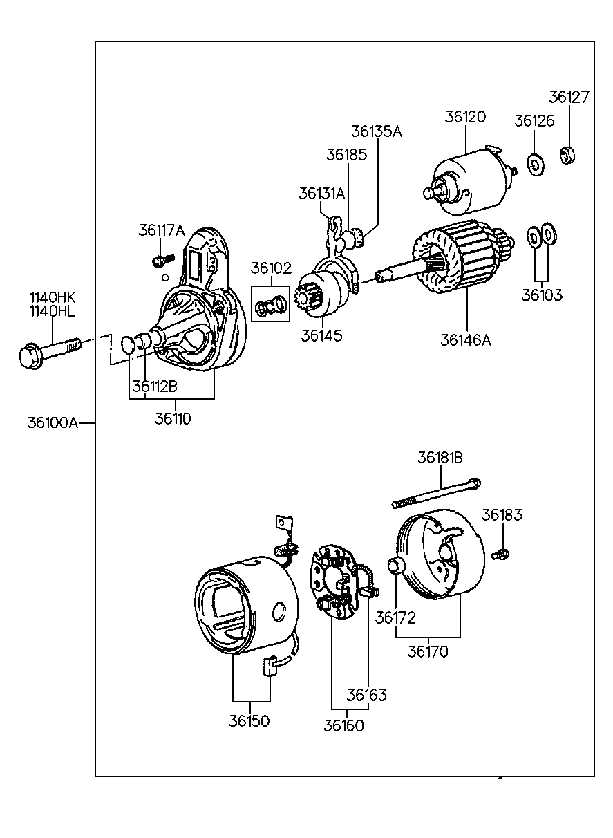 Mitsubishi 3610021740 - Starteris adetalas.lv