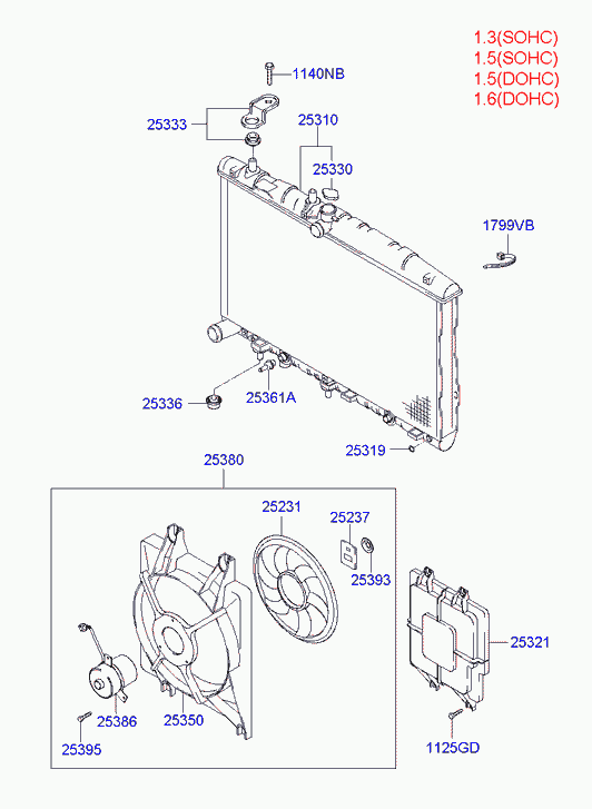 Hyundai 2533033101 - Vāciņš, Eļļas ieliešanas kakliņš adetalas.lv