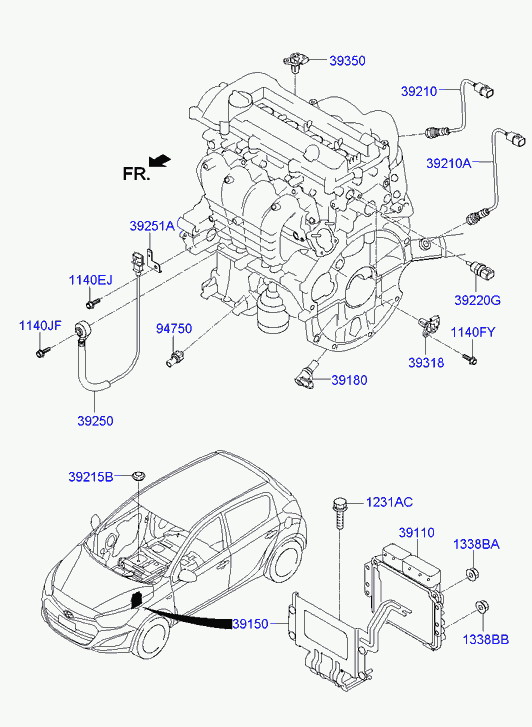 Hyundai 39210 03020 - Lambda zonde adetalas.lv