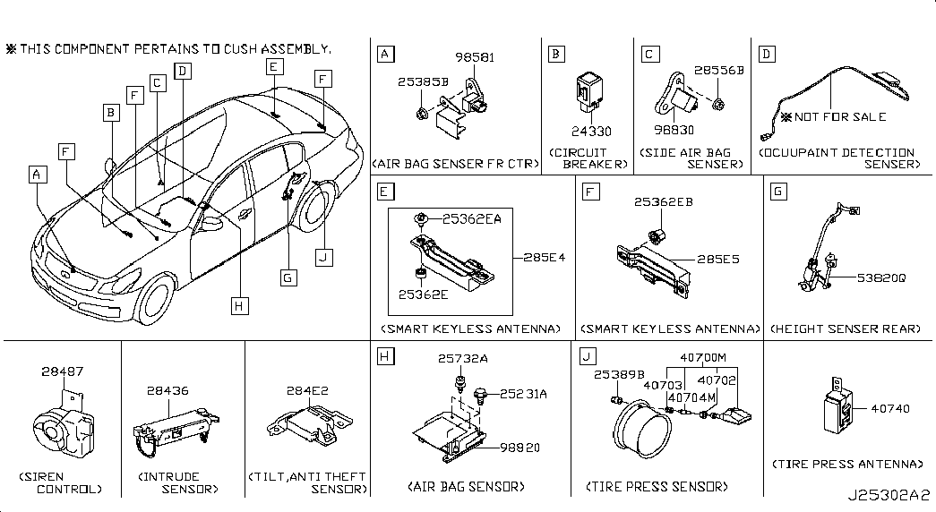 Infiniti 407001AY0A - Riteņu grieš. ātruma devējs, Riepu spiediena kontroles sist. adetalas.lv