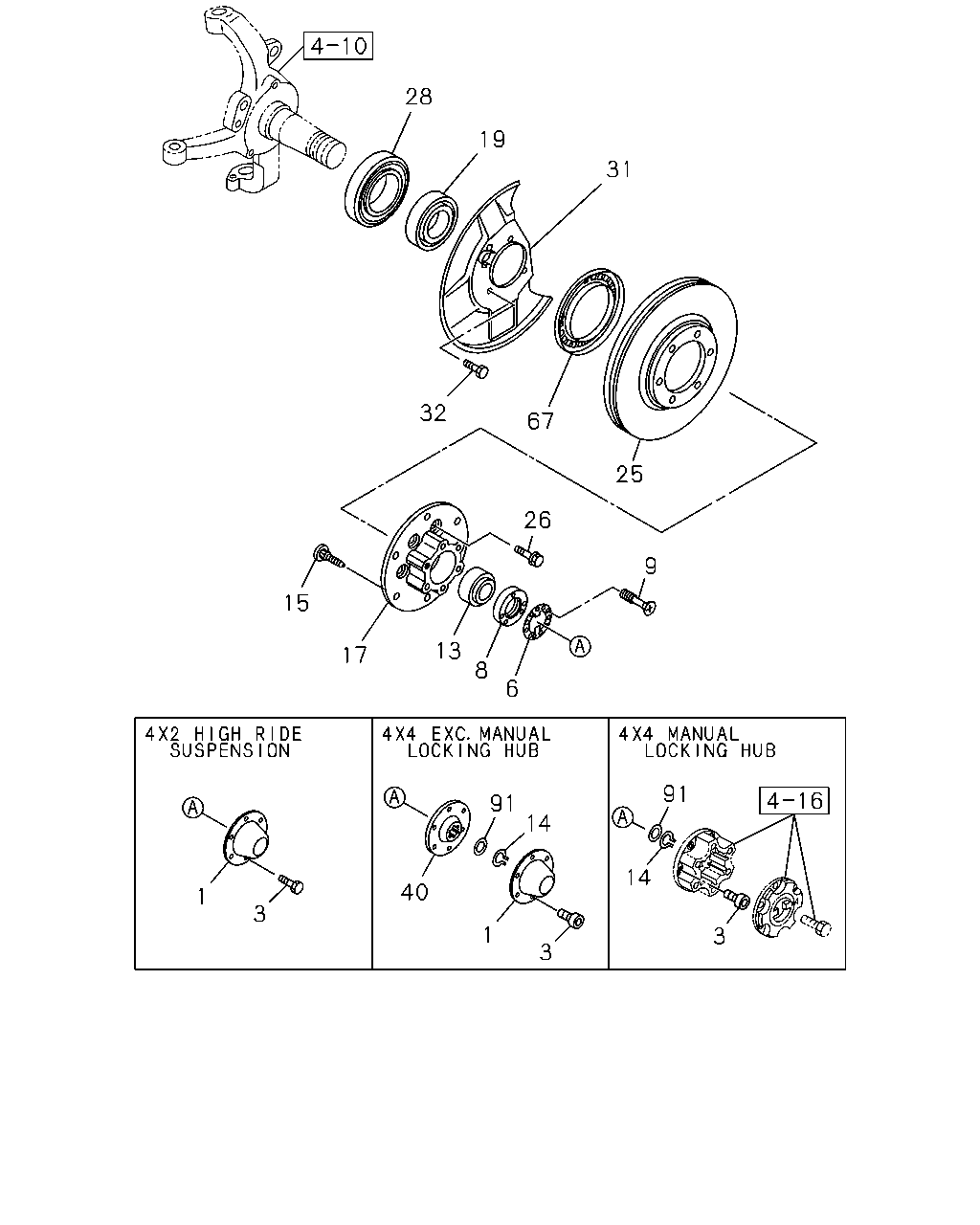 ISUZU 8-94242-913-0 - Riteņa rumbas gultņa komplekts adetalas.lv