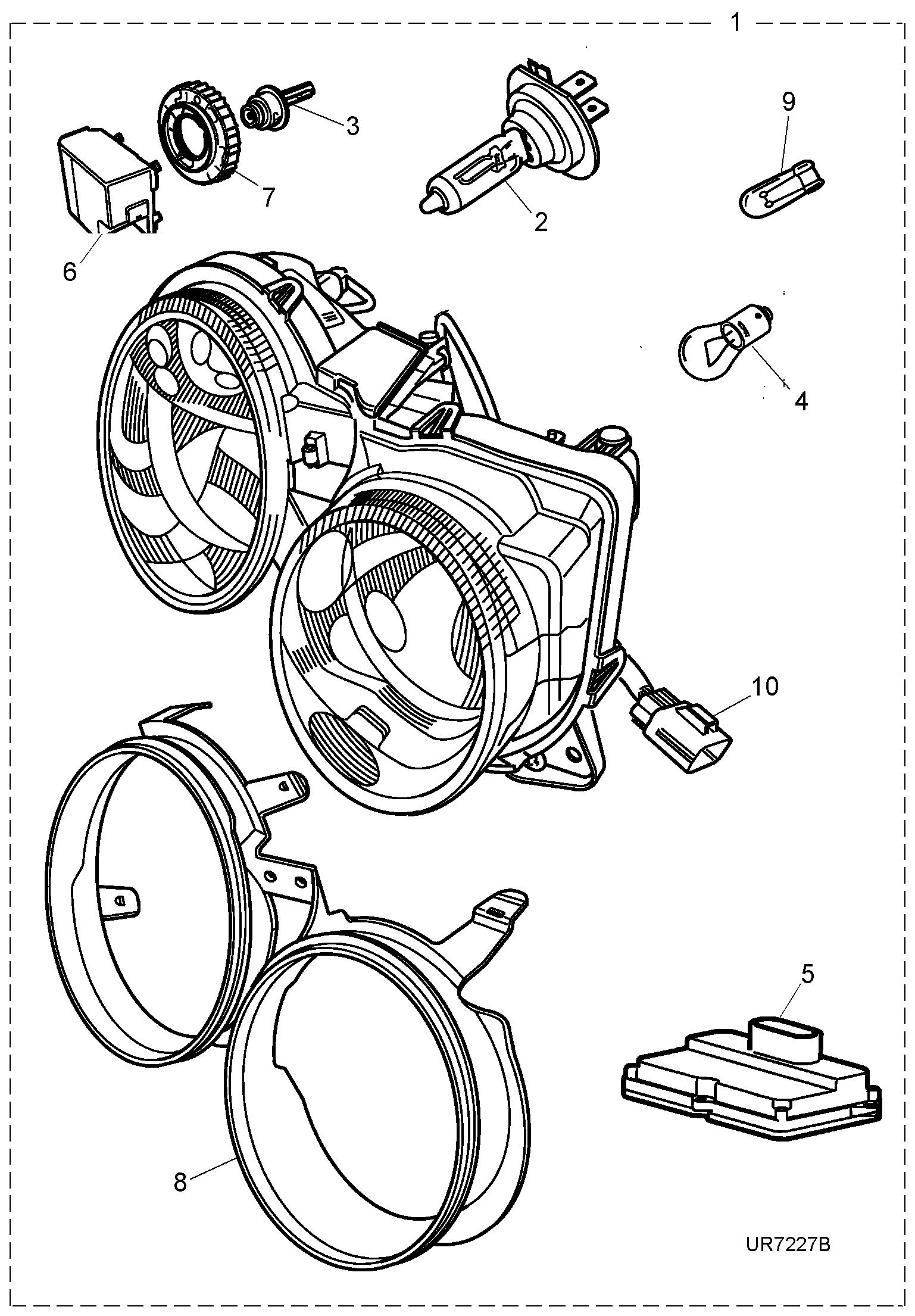 Jaguar XR812420 - Kvēlspuldze, Pamatlukturis adetalas.lv