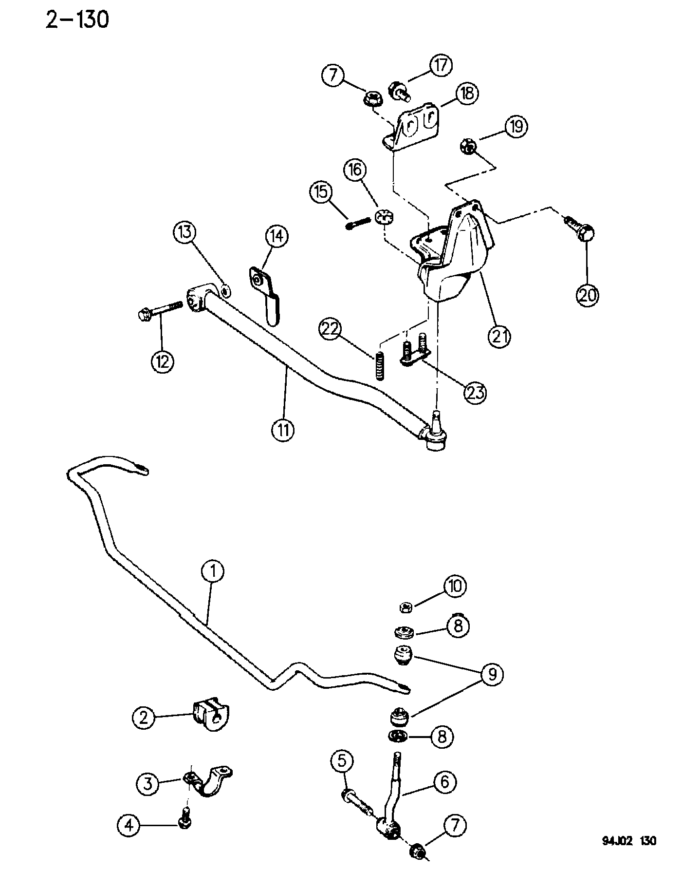 Jeep 5203 7849 - Stiepnis / Atsaite, Stabilizators adetalas.lv