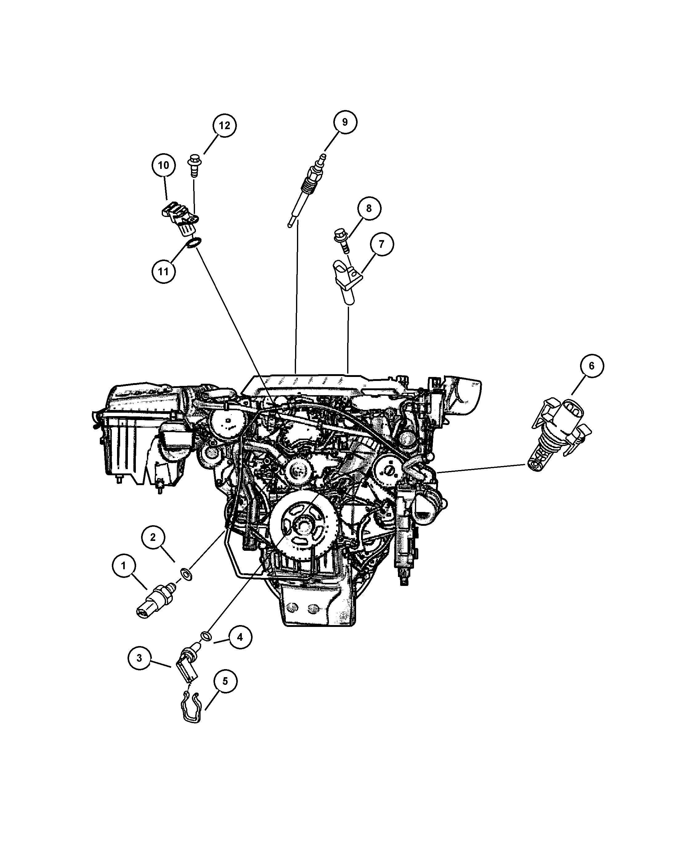 Chrysler 5080 147AA - Devējs, Dzesēšanas šķidruma temperatūra adetalas.lv