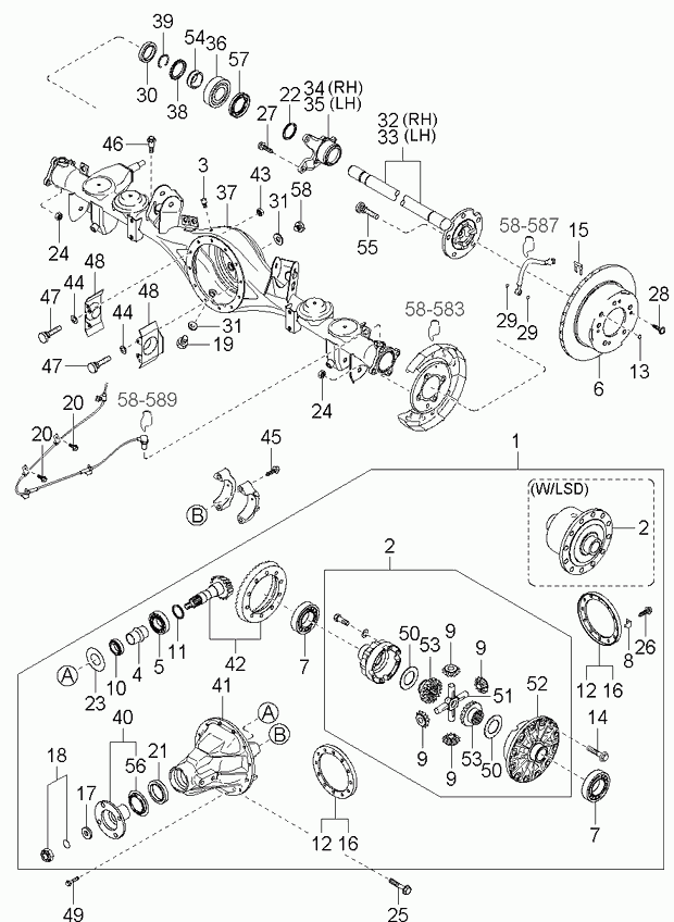 KIA 0054027350 - Riteņa rumbas gultnis adetalas.lv