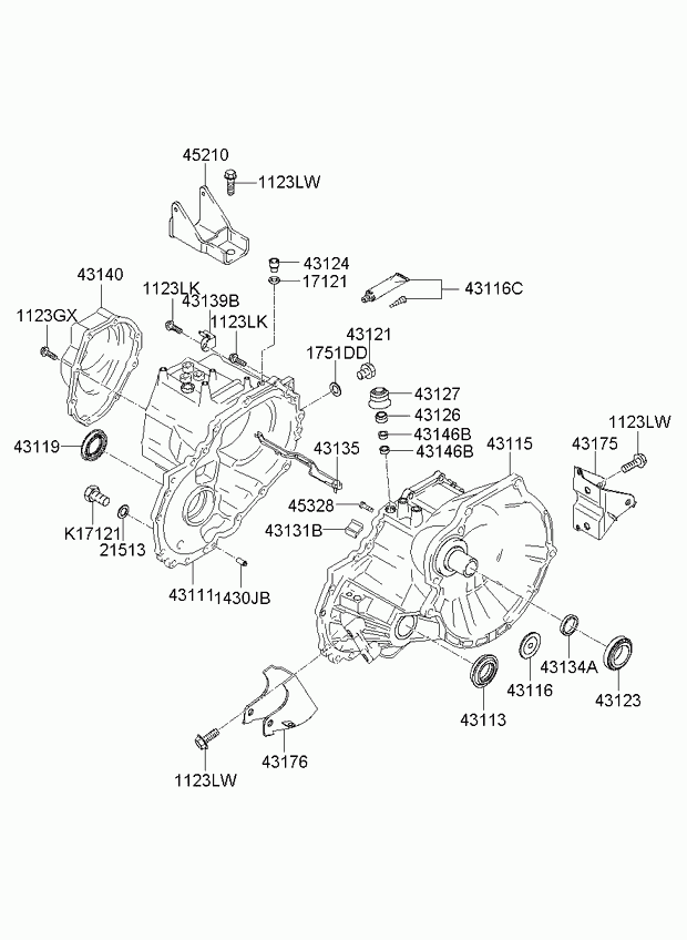 Hyundai 4311928020 - Vārpstas blīvgredzens, Diferenciālis adetalas.lv