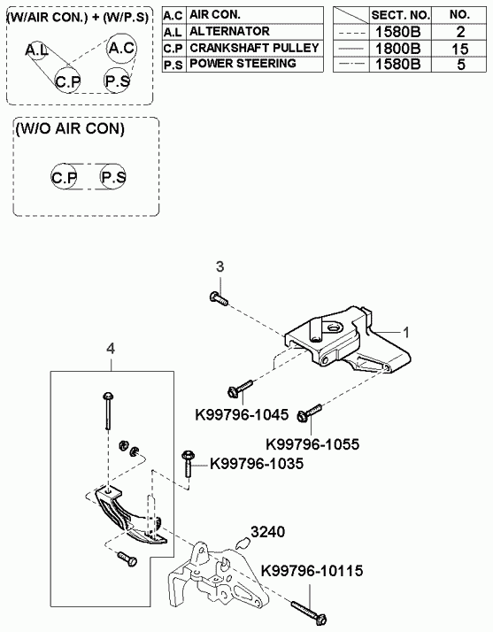 Hyundai 0K968-15-909 - Ķīļrievu siksna adetalas.lv