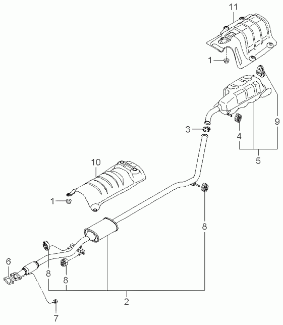 Hyundai 28768-22000 - Bukse, Stabilizators adetalas.lv