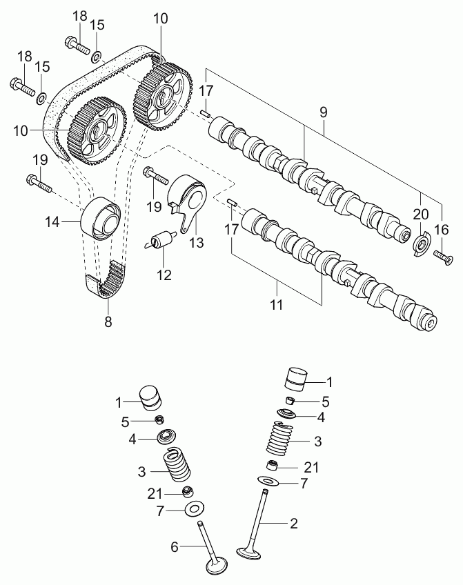 KIA 24312-2X-000 - Zobsiksna adetalas.lv