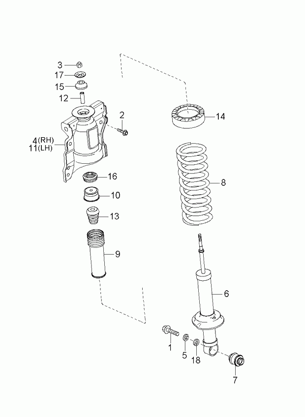 KIA 5533738000 - Amortizatora statnes balsts adetalas.lv