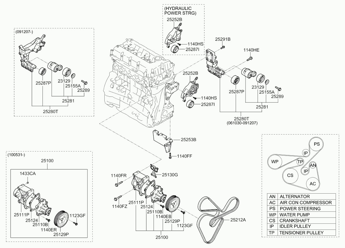 Hyundai 25110-25002 - Ūdenssūknis adetalas.lv