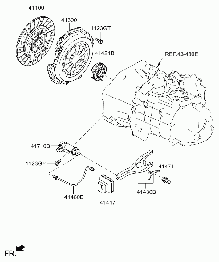 Hyundai 41100-26400 - Sajūga disks adetalas.lv