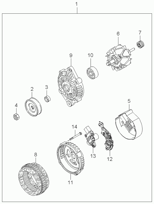 KIA 0K2A218300 - Ģenerators adetalas.lv