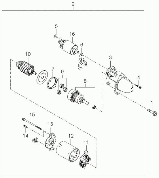 Hyundai 3610025020 - Starteris adetalas.lv