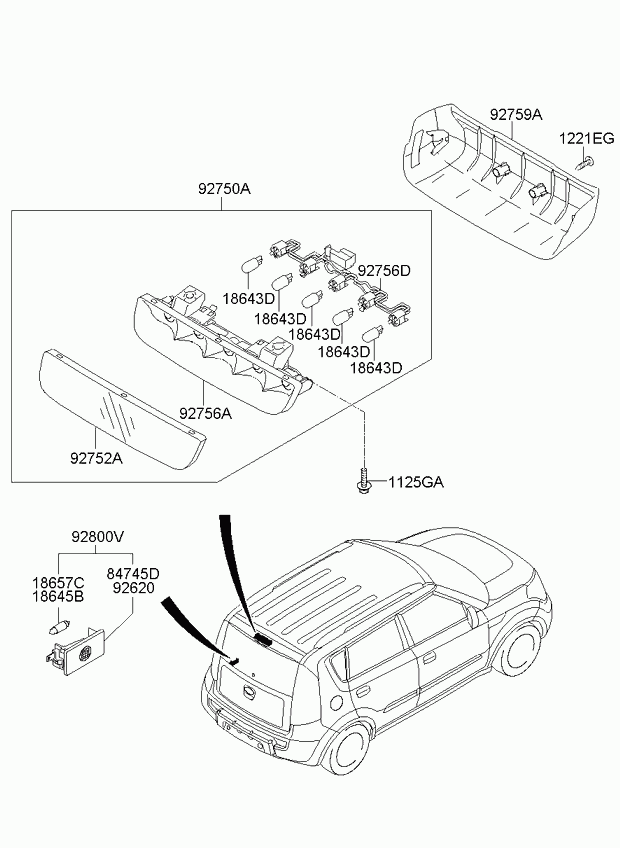 Hyundai 1864505009N - Kvēlspuldze adetalas.lv