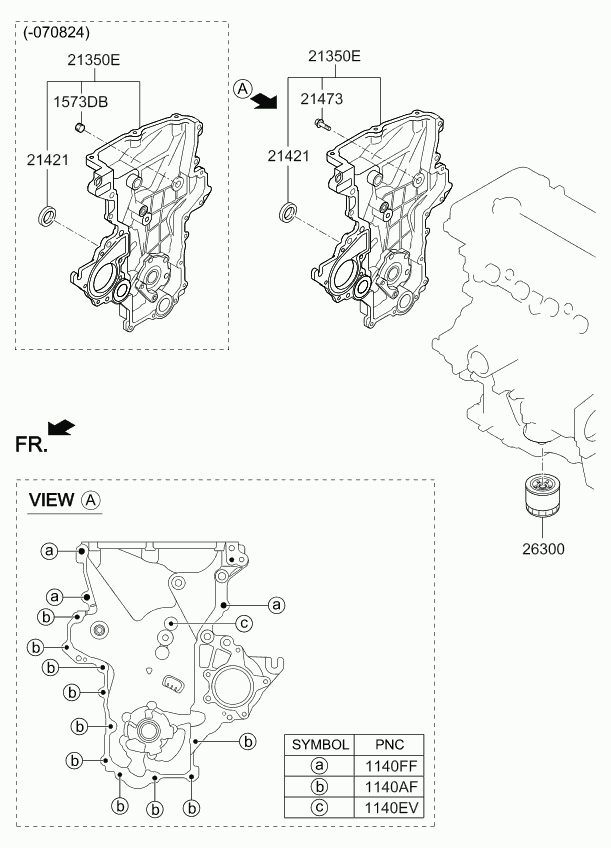 Mitsubishi 21350-2B000 - Eļļas sūknis adetalas.lv