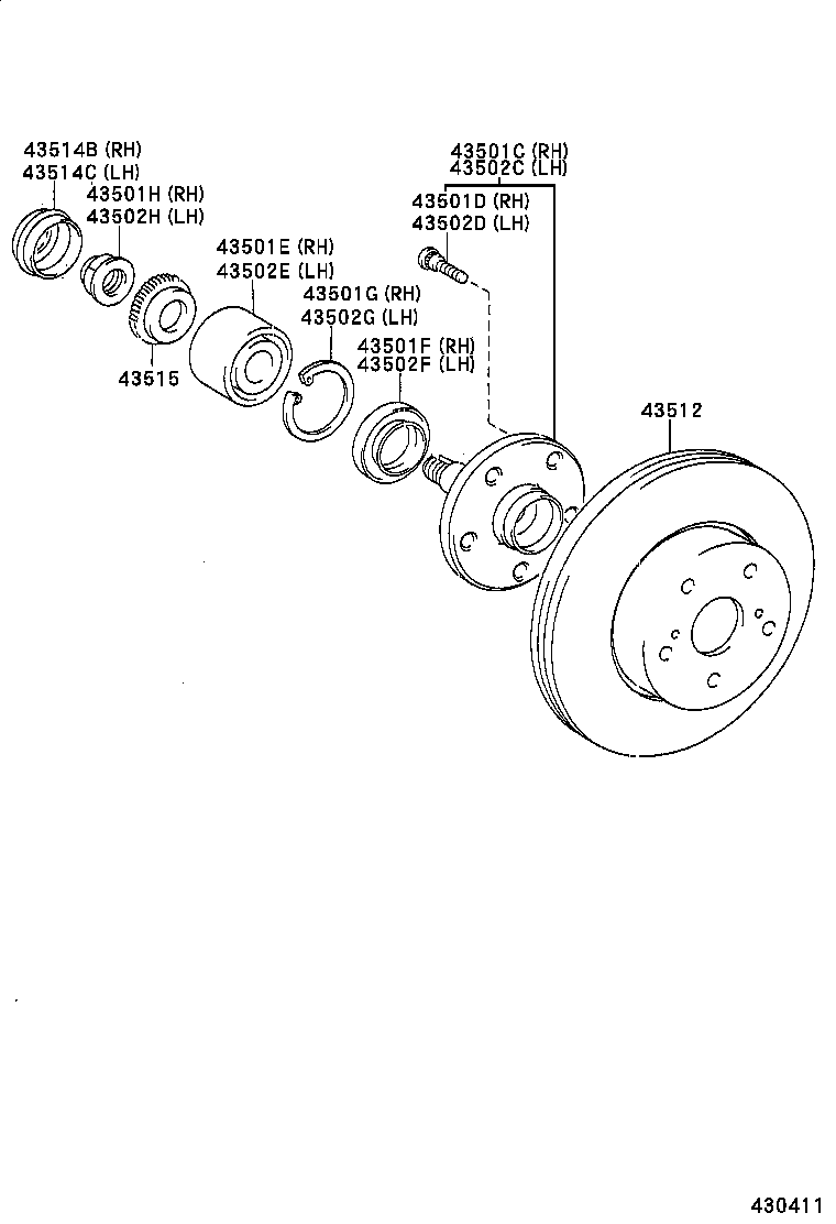 Suzuki 4351250100 - Bremžu diski adetalas.lv