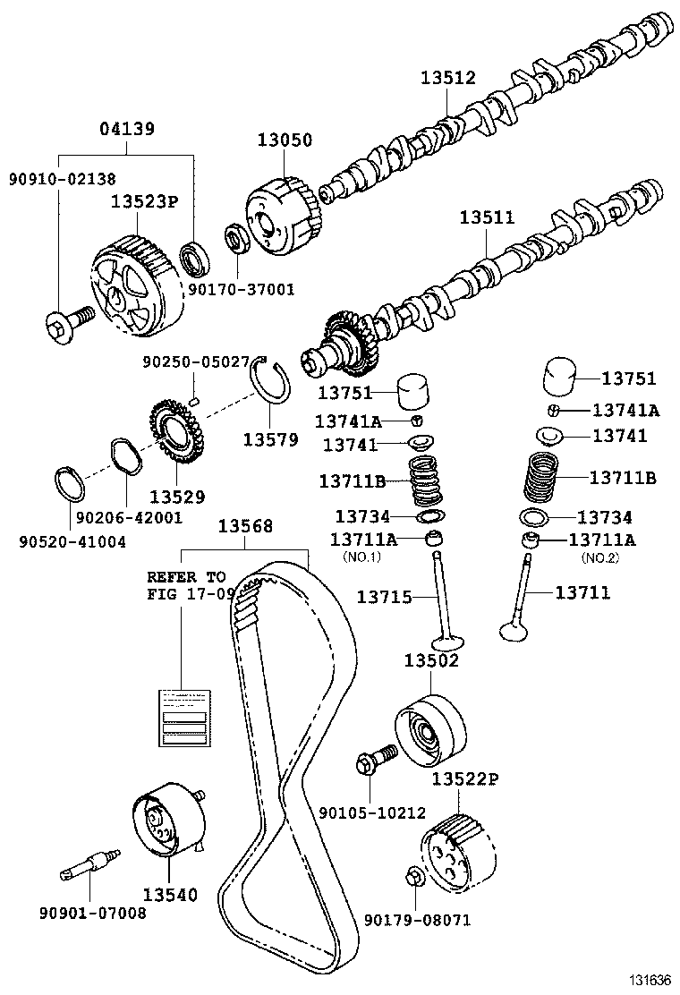 LEXUS 90901-07008 - Zobsiksnas komplekts adetalas.lv