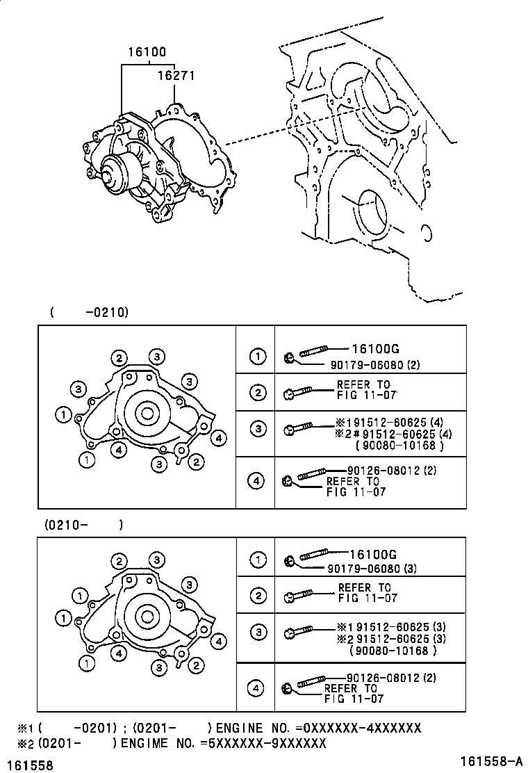 LEXUS 16100-29085 - Ūdenssūknis adetalas.lv