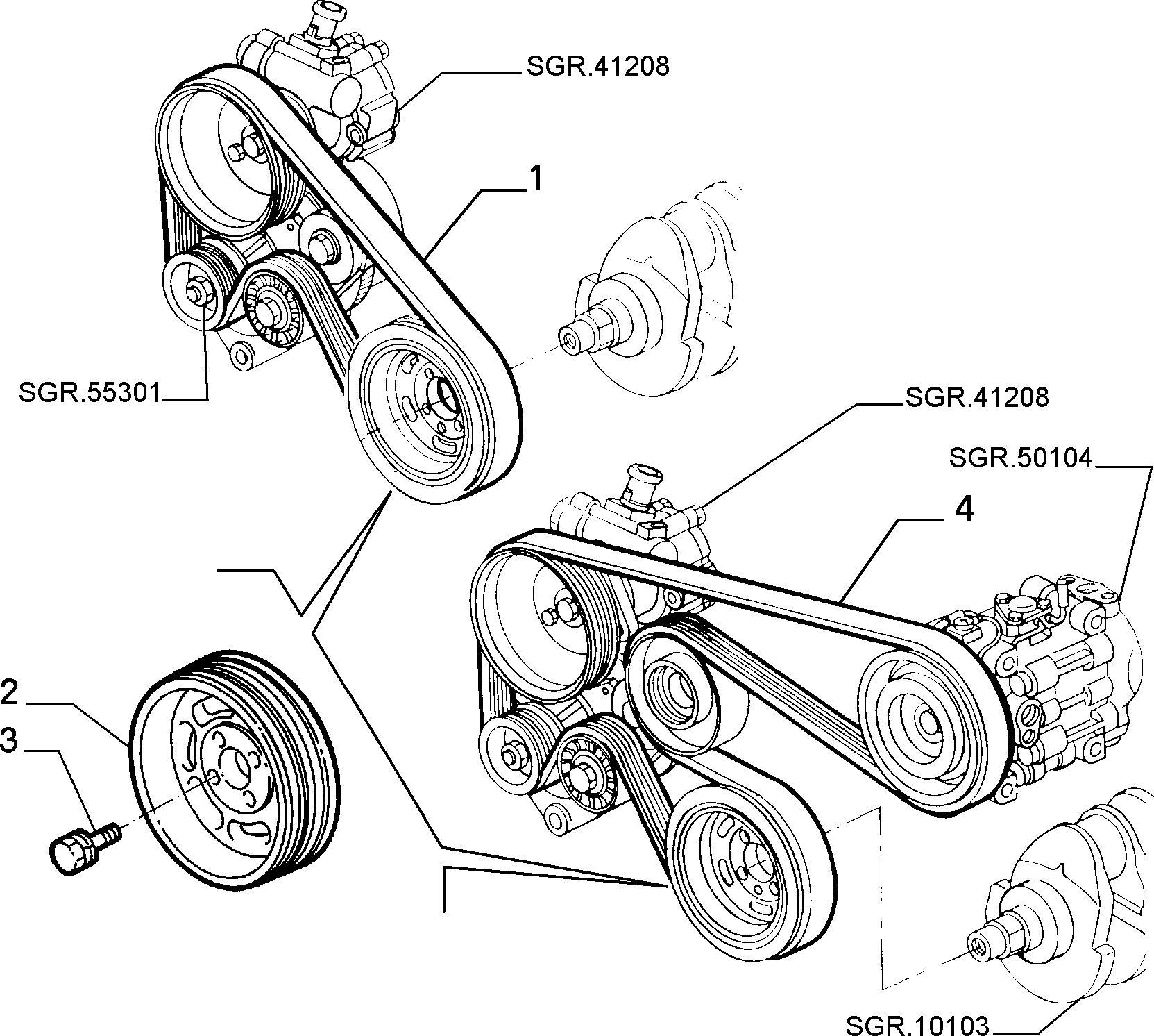 Lancia 60815412 - Ķīļrievu siksna adetalas.lv