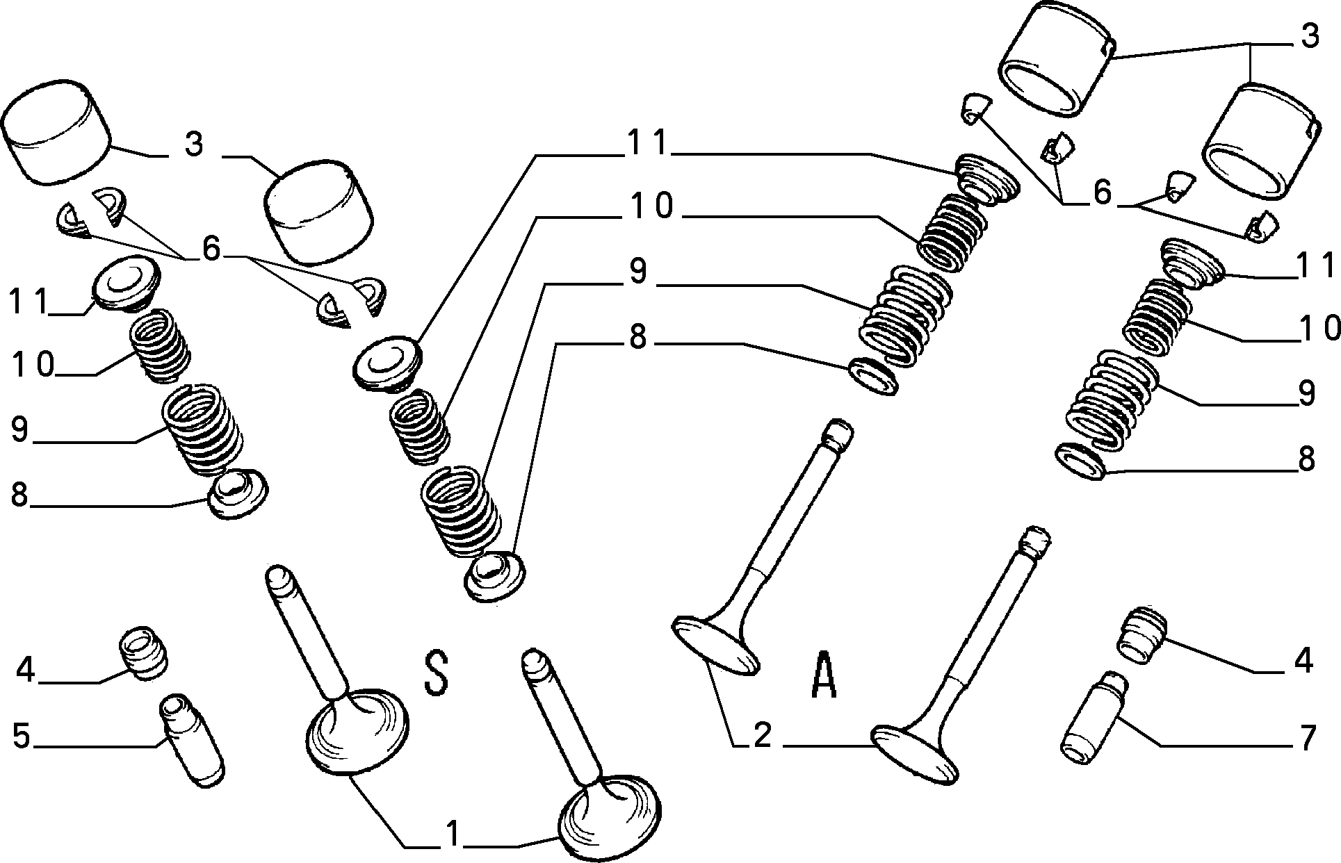 Alfa Romeo 7581344 - Blīvgredzens, Vārsta kāts adetalas.lv