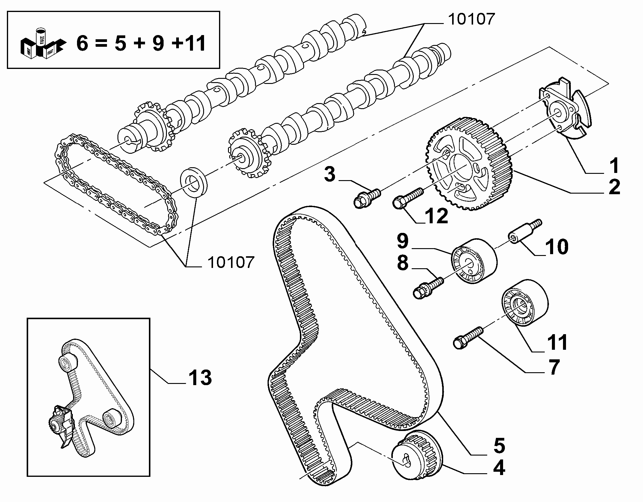 PEUGEOT 94 008 296 29 - Ūdenssūknis + Zobsiksnas komplekts adetalas.lv