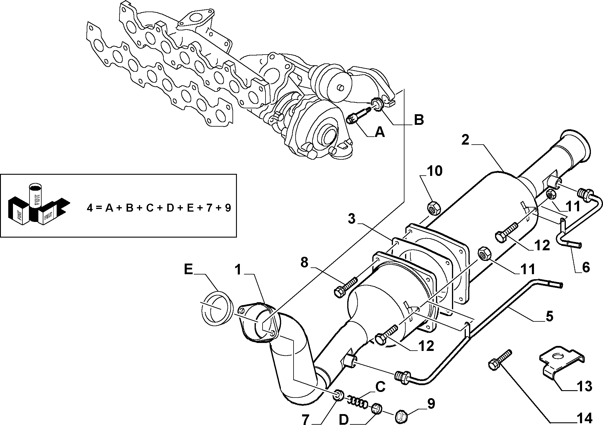 Lancia 9655165680 - Nosēdumu / Daļiņu filtrs, Izplūdes gāzu sistēma adetalas.lv