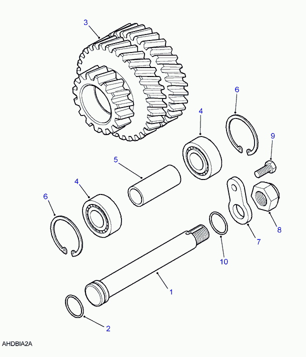 Land Rover WA108051L - Atspergredzens, Izplūdes gāzu sistēma adetalas.lv