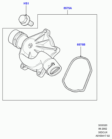 Rover PEL000050 - Termostats, Dzesēšanas šķidrums adetalas.lv