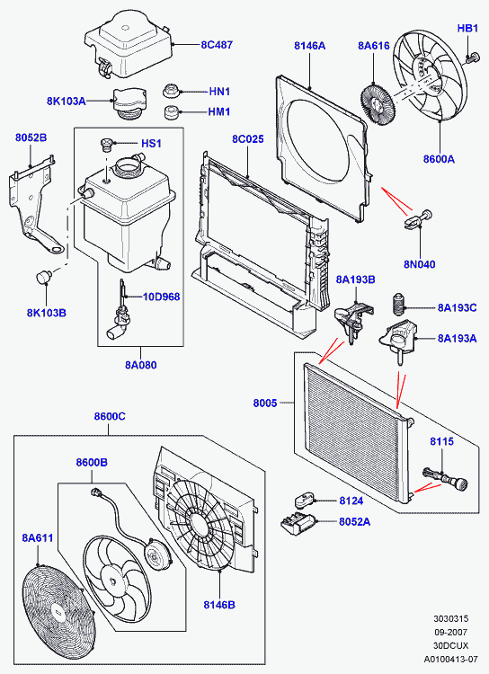 Land Rover PCD000070 - Vāciņš, Dzesēšanas šķidruma rezervuārs adetalas.lv