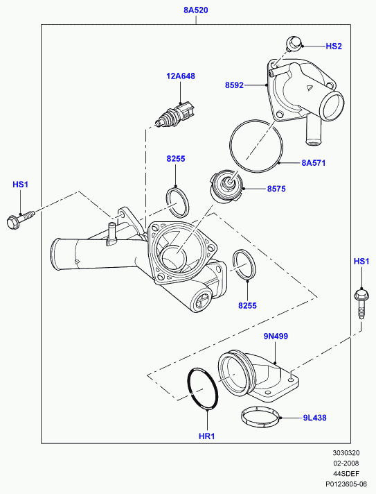 Land Rover 4603183 - Devējs, Dzesēšanas šķidruma temperatūra adetalas.lv