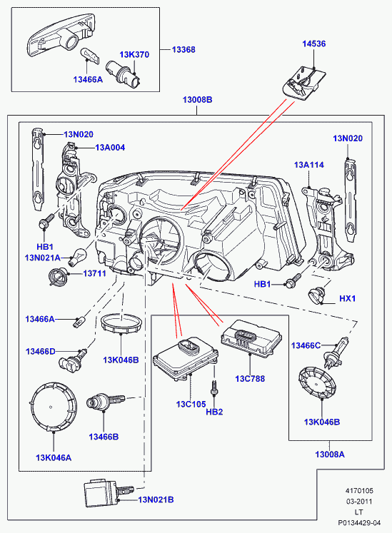 Land Rover XZQ100190L - Kvēlspuldze, Pagriezienu signāla lukturis adetalas.lv