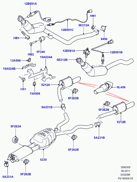 Land Rover LR013661 - Lambda zonde adetalas.lv