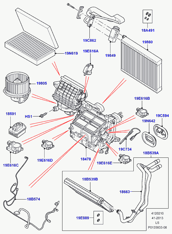 Rover JKR500010 - Filtrs, Salona telpas gaiss adetalas.lv