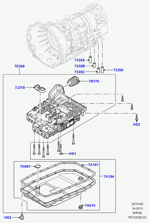 Land Rover TED500010 - Eļļas vācele, Automātiskā pārnesumkārba adetalas.lv