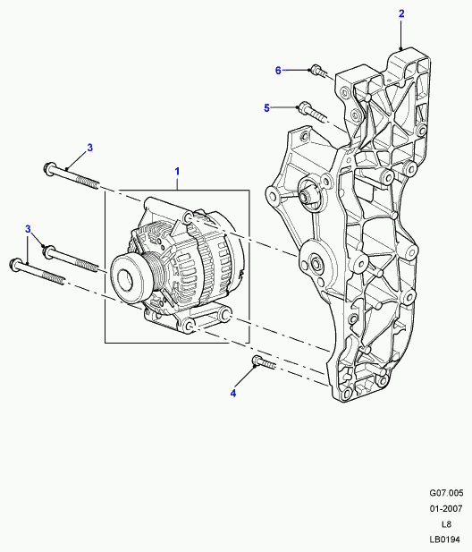 Rover YLE500310 - Ģenerators adetalas.lv