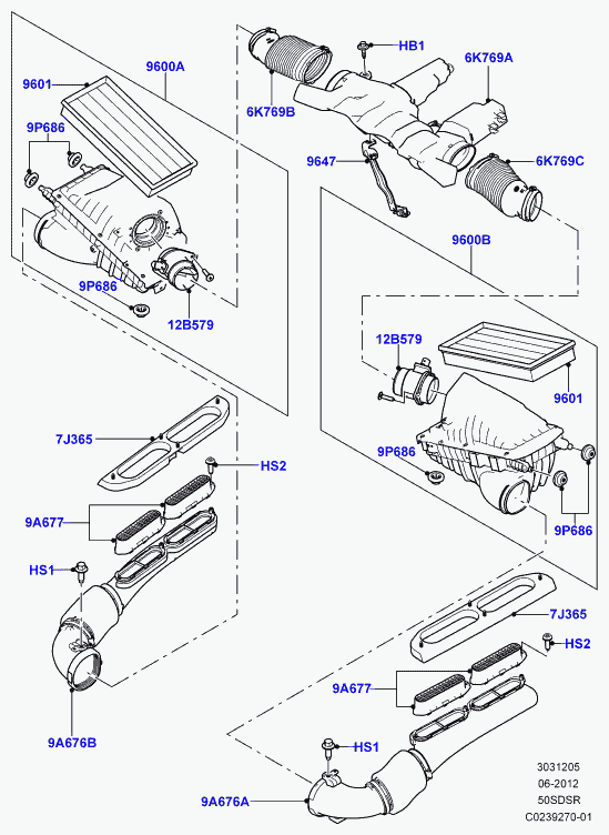 Rover LR035727 - Gaisa masas mērītājs adetalas.lv