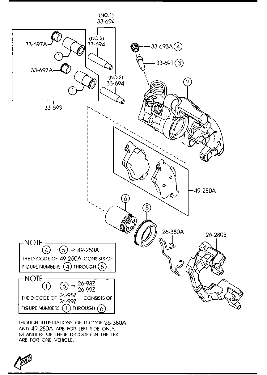 NISSAN C2Y3-26-48ZA - Bremžu uzliku kompl., Disku bremzes adetalas.lv