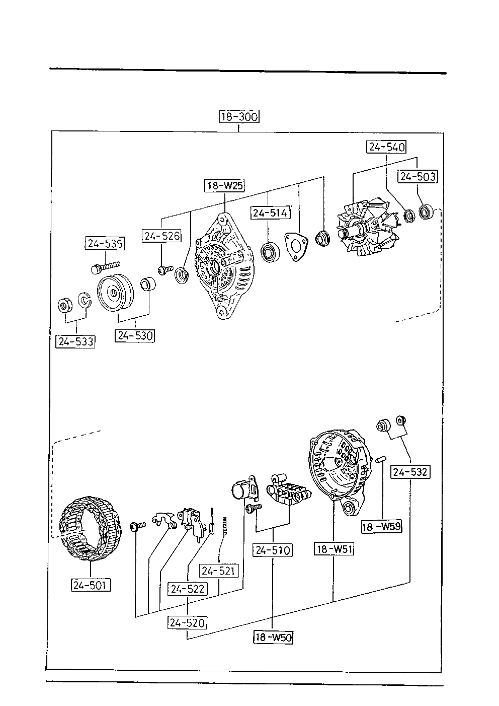 Mitsubishi B675-18-W70A - Ģeneratora sprieguma regulators adetalas.lv