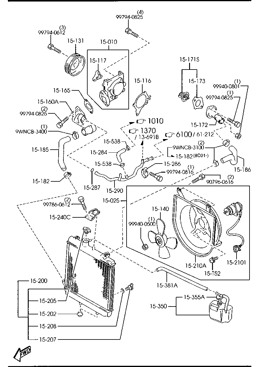 GLAS 8ABB-15-171 - Termostats, Dzesēšanas šķidrums adetalas.lv