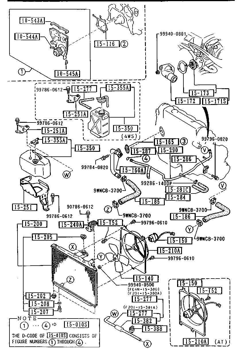 MAZDA 8AK1-15-010 - Ūdenssūknis adetalas.lv