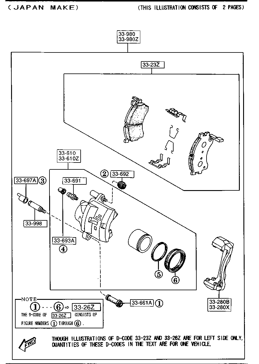 FORD GAYR-33-23ZA - Bremžu uzliku kompl., Disku bremzes adetalas.lv