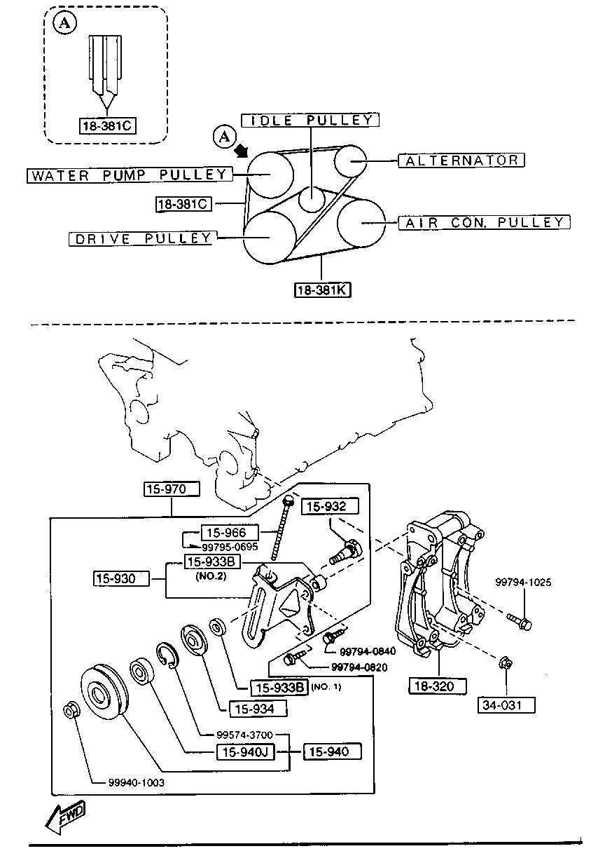 MAZDA WL11-15-908 - Ķīļsiksna adetalas.lv